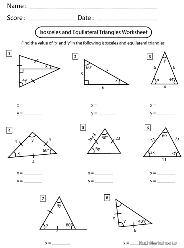 Hình ảnh - download-isosceles-and-equilateral-triangles-worksheets-free