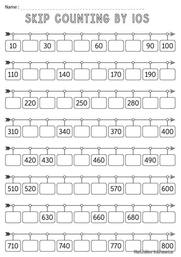 Hình ảnh - learning-skip-counting-worksheets