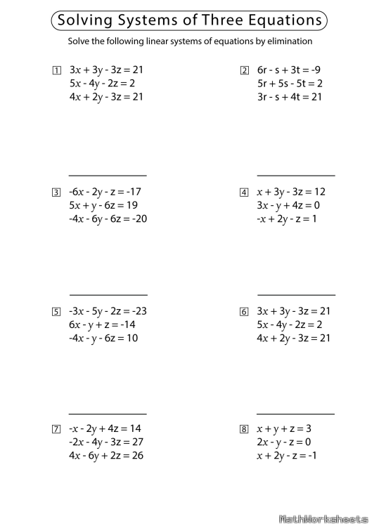 Hình ảnh - systems-of-linear-equations-worksheets